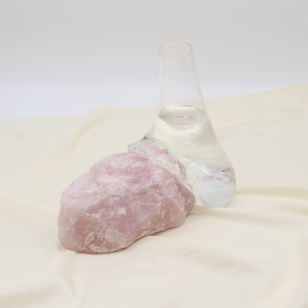 Beautiful Vase on Rose Quartz Crystal PK-L628 - Image 5