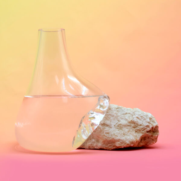 Beautiful Vase on Light blue Crystal stone LB-L228 - Image 5