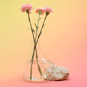 Beautiful Vase on Light blue Crystal stone LB-L228