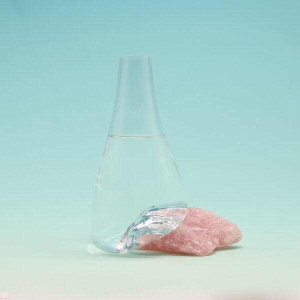 Beautiful Vase on Rose Quartz Crystal PK-S128 - Image 6